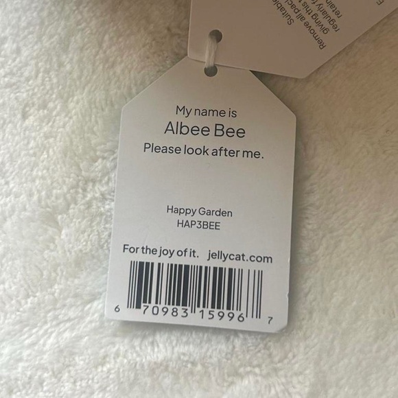 Albee Bee Jellycat - Brand New- Authentic - Picture 3 of 7